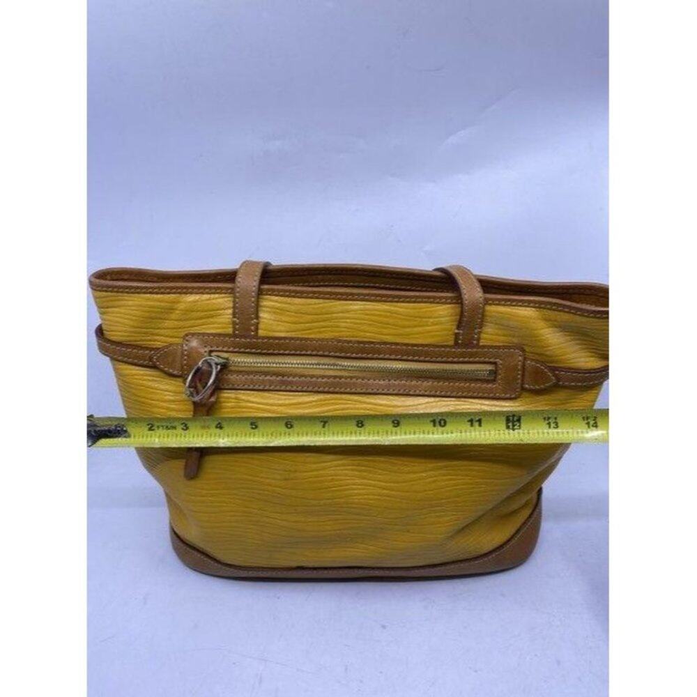 Dooney and Bourke yellow leather shoulder bag - Picture 3 of 12